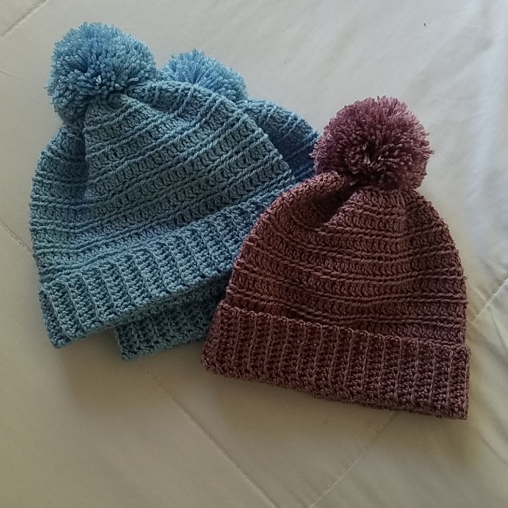 Handmade crochet beanie
